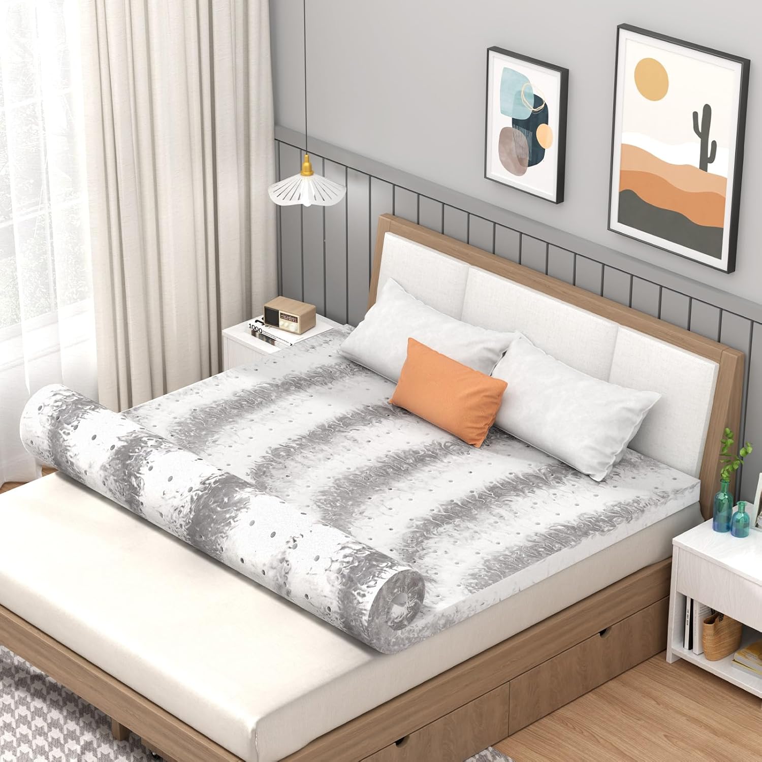 BedsPick Mattress Topper Twin Memory Foam