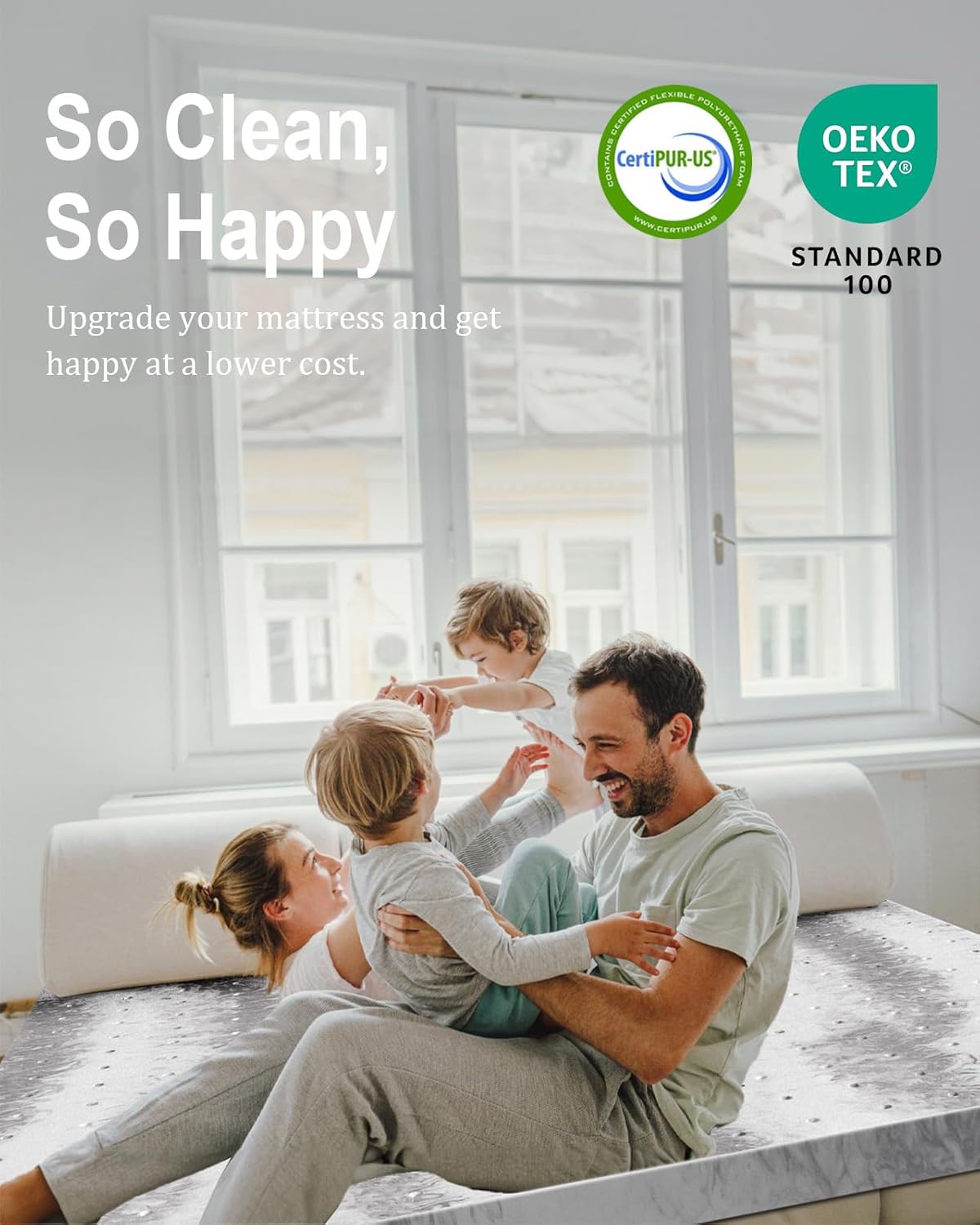 BedsPick Mattress Topper Twin Memory Foam