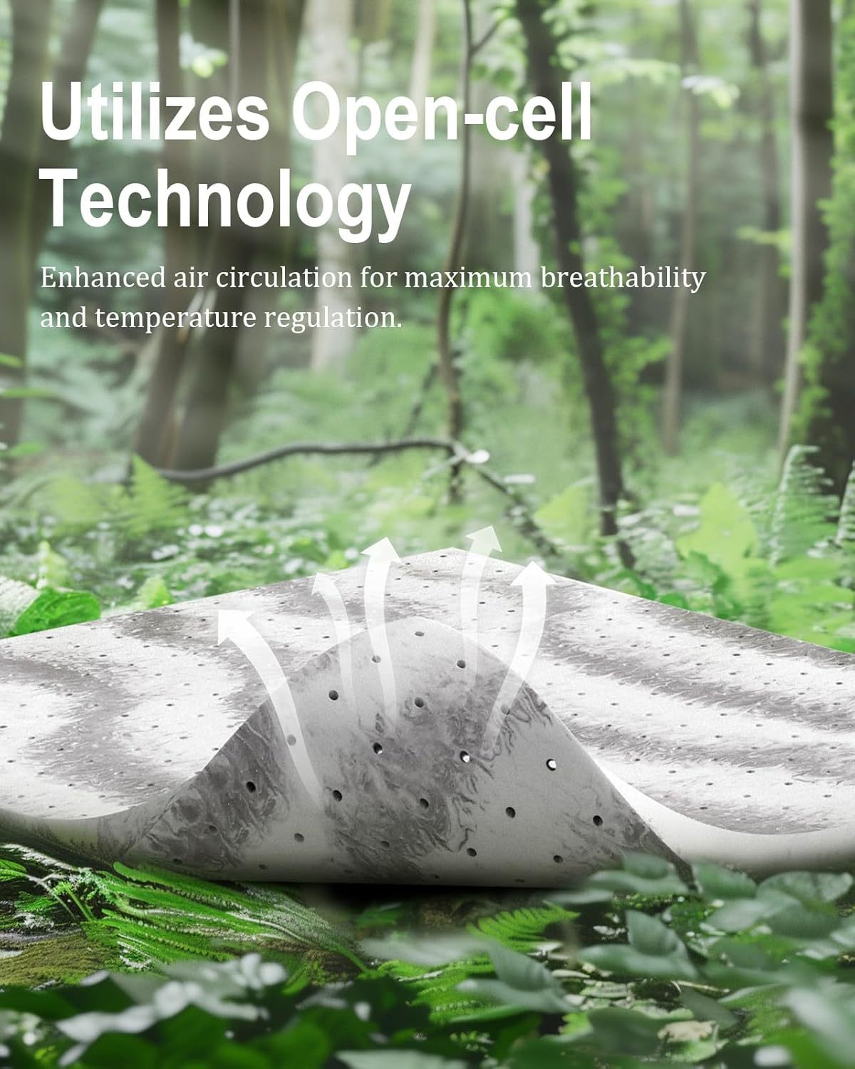 BedsPick Mattress Topper Twin Memory Foam