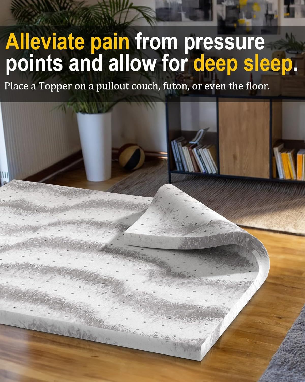 BedsPick Mattress Topper Twin Memory Foam