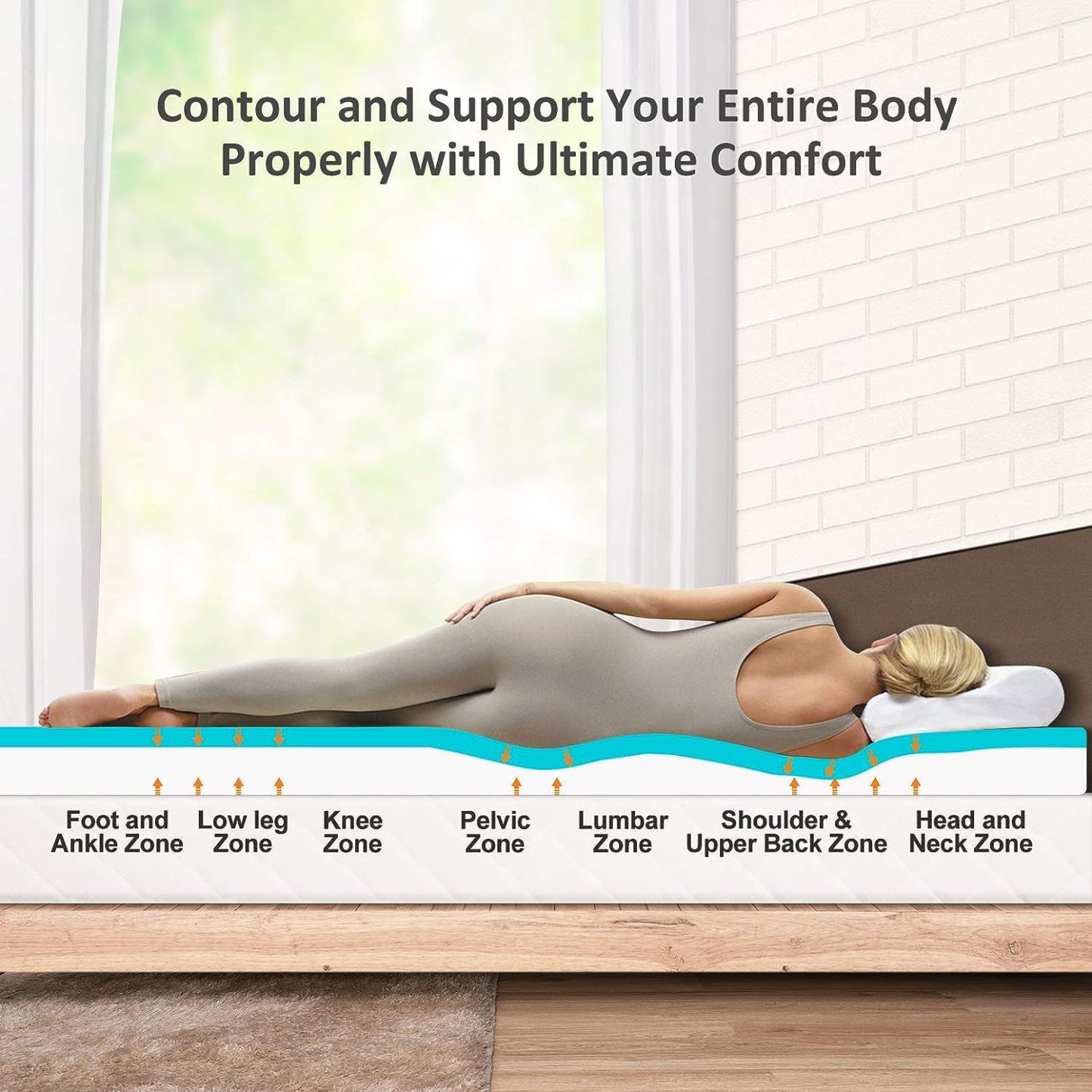 BedsPick Memory Foam Mattress Topper Twin