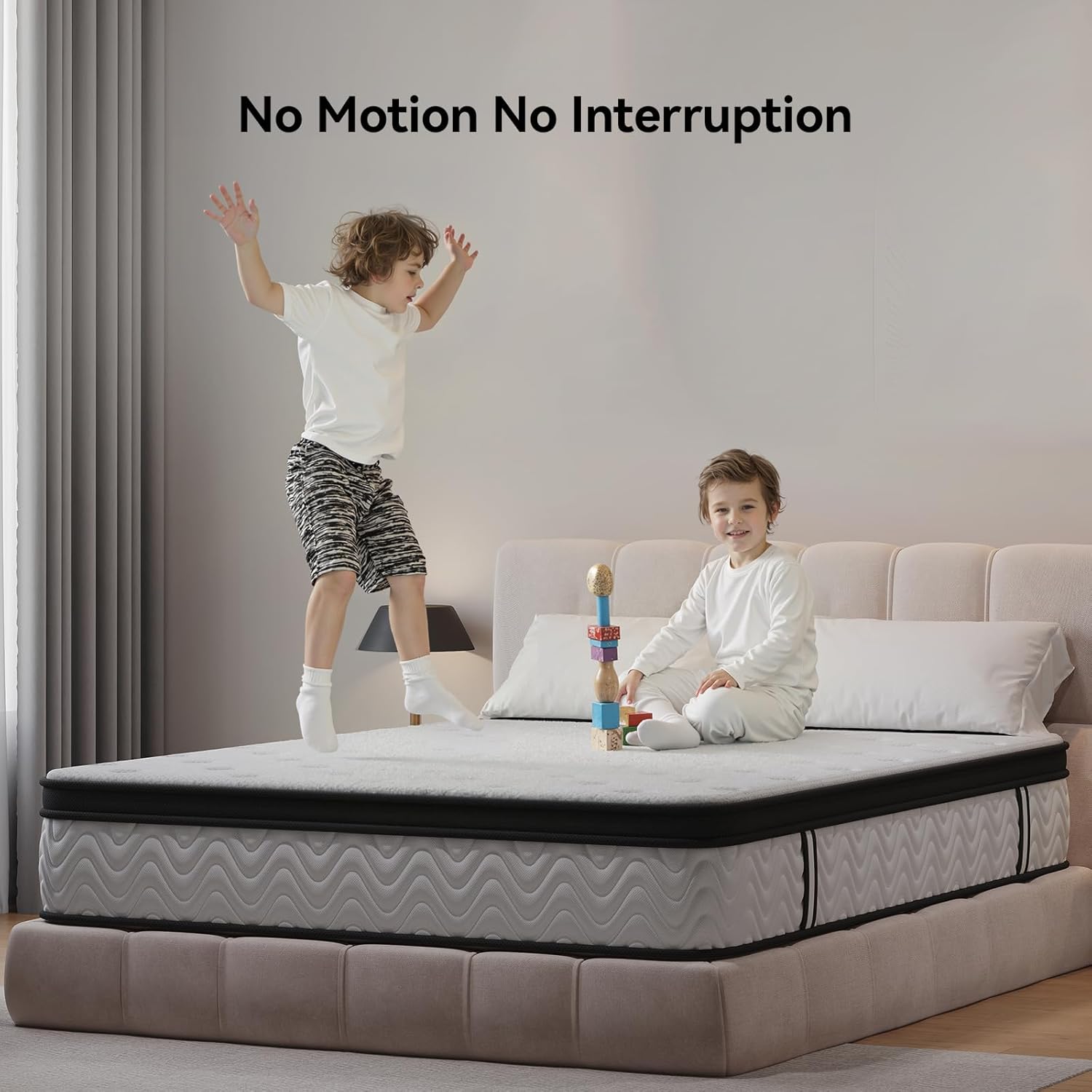 BedsPick Queen Mattress, 12 Inch Hybrid Mattress in a Box