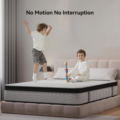 BedsPick Queen Mattress, 12 Inch Hybrid Mattress in a Box