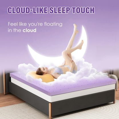 BedsPick Mattress Topper Queen Memory Foam