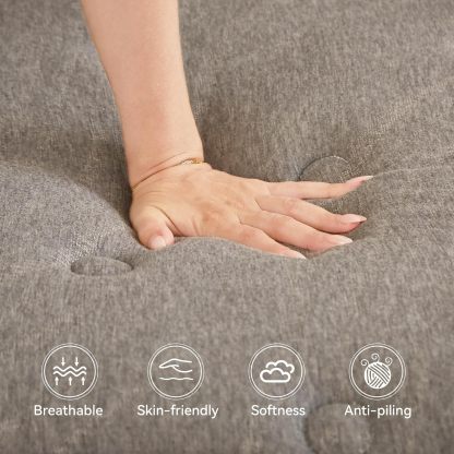 BedsPick Queen Mattress, Queen Mattress in a Box and Pocket Spring Hybrid Mattress