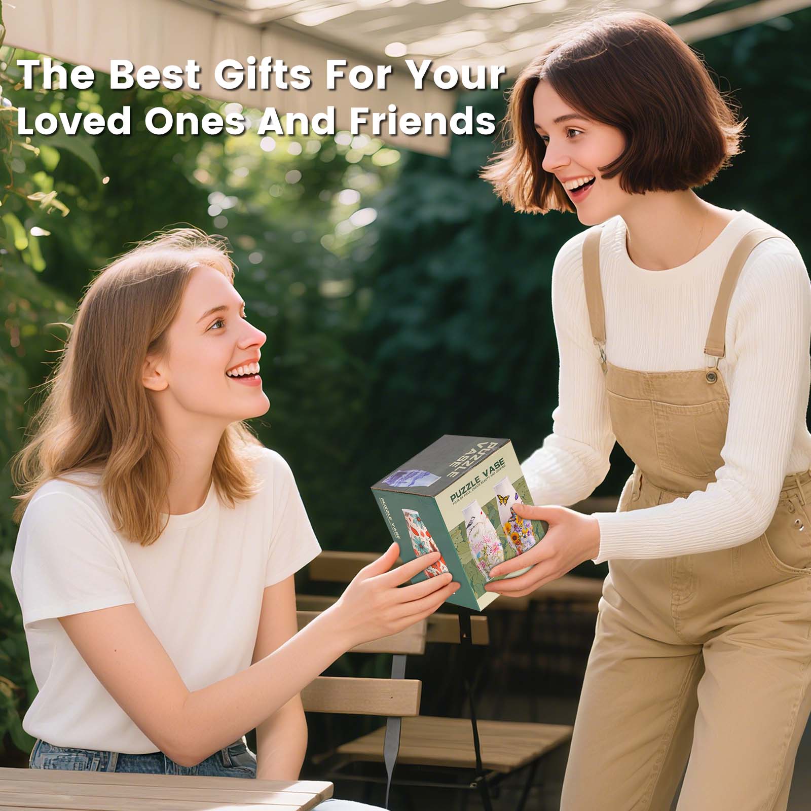 3D Colorful Flower Lighted Jigsaw Vase - (152 pieces)💡