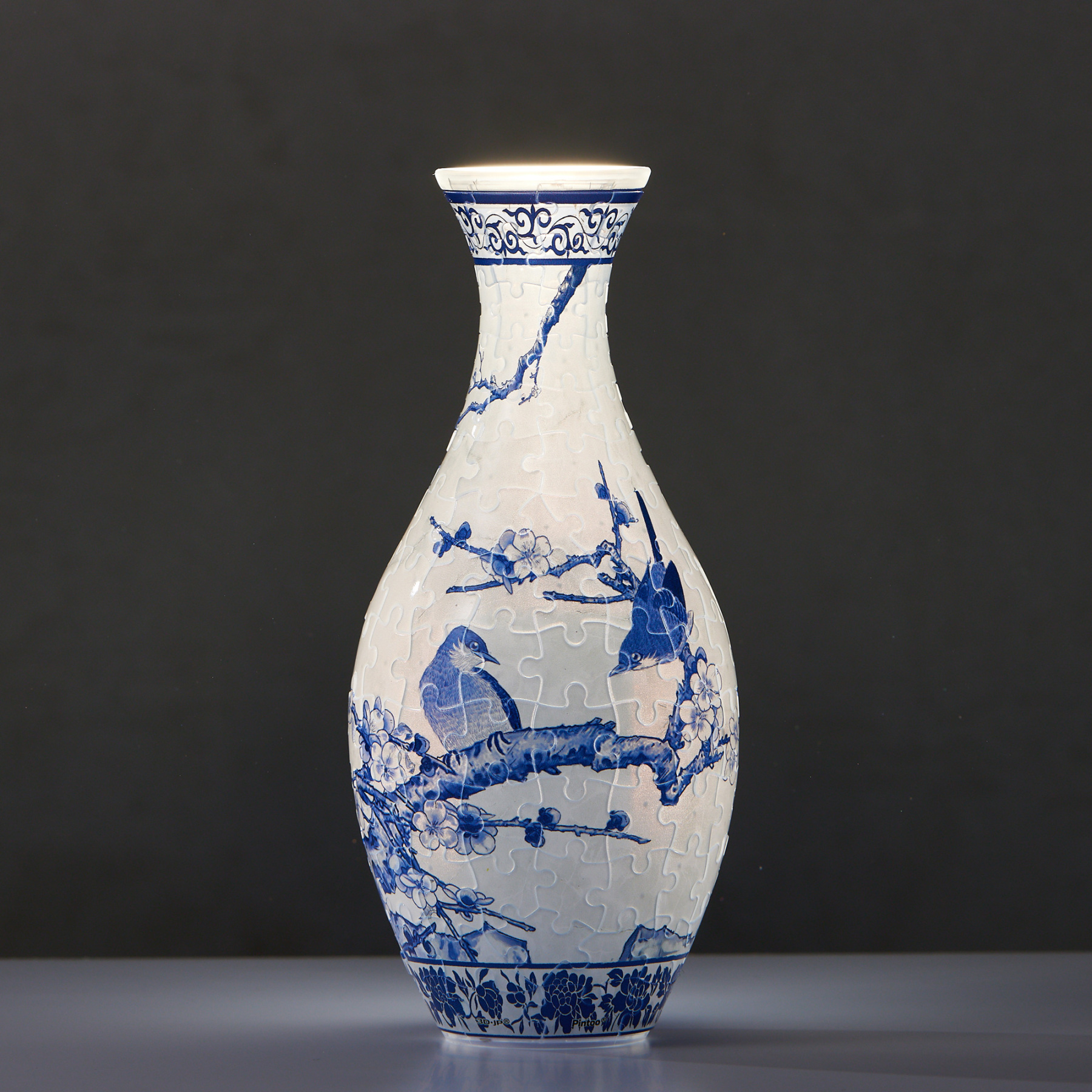 [Copy]3D Linear Antique Vintage Totem Flower Puzzle Vase - (160 Pieces)