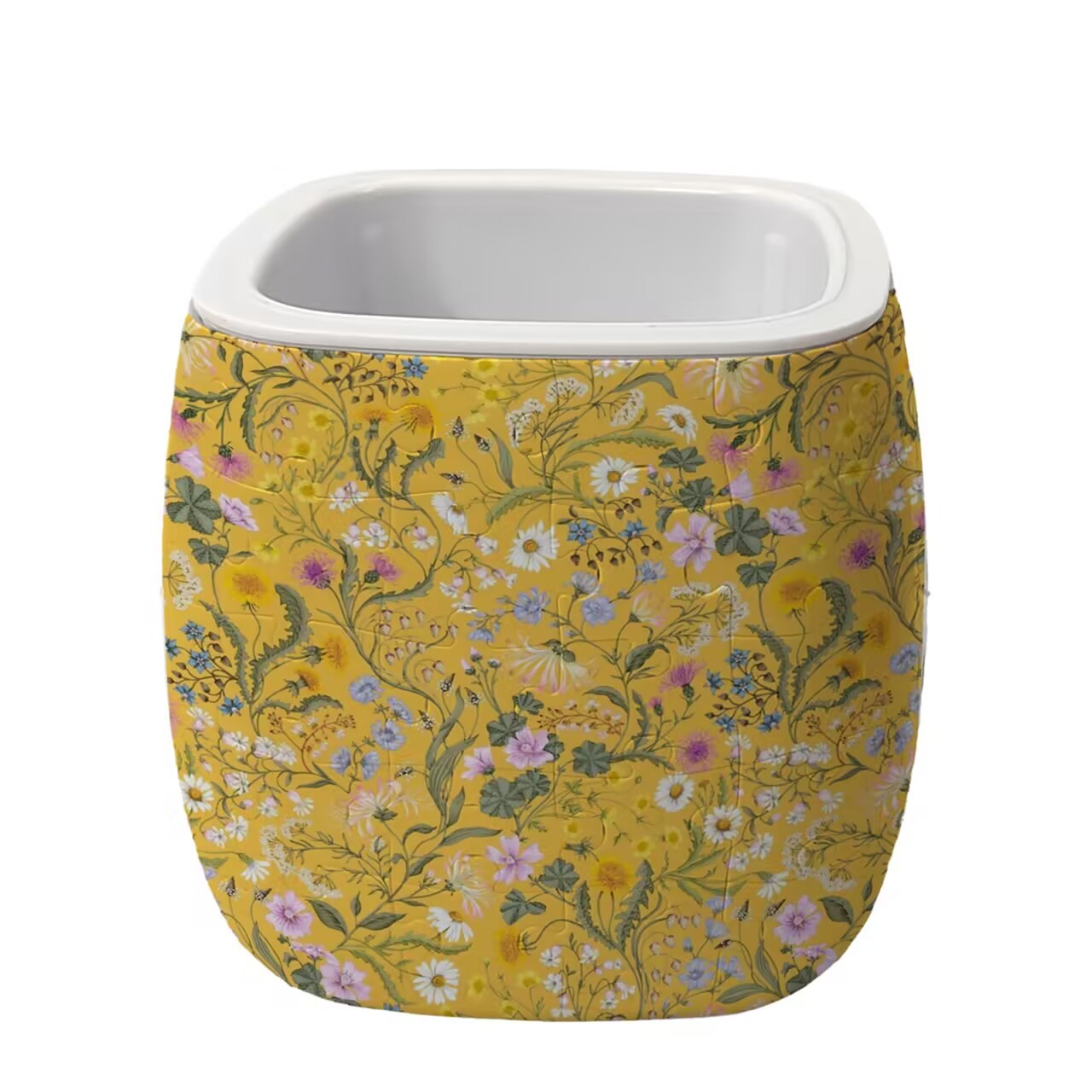 3D Vintage Yellow Elegant Daisy Flowers Flower Pot Puzzle - ( 96 Piece )