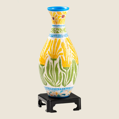 Summer Blossoms Vase Puzzle - (160 Piece)