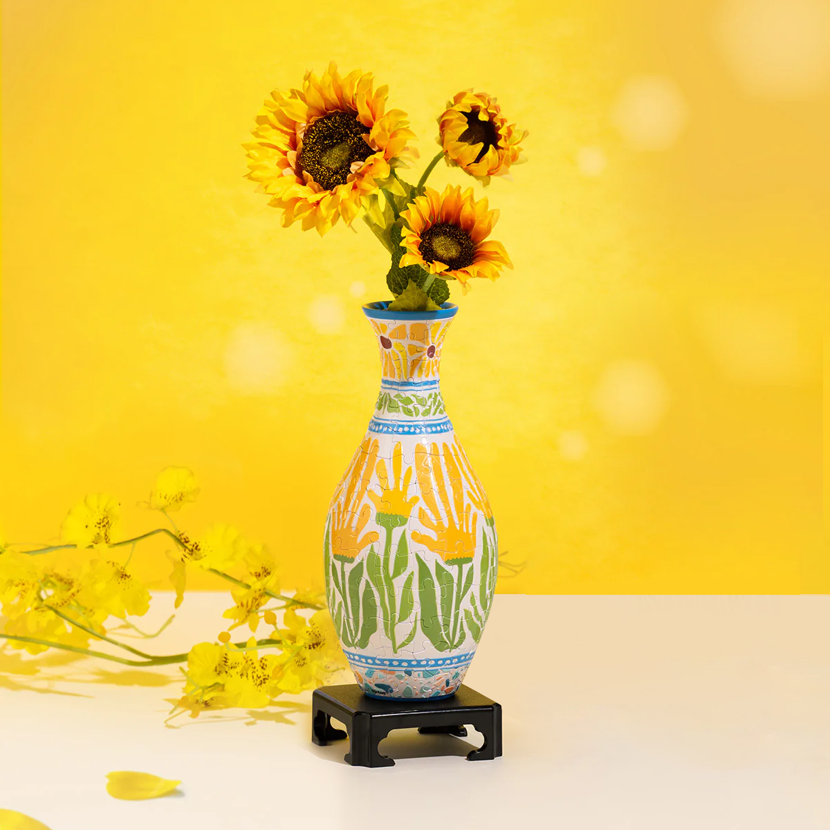 Summer Blossoms Vase Puzzle - (160 Piece)