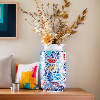 3D Five-Color Mosaic Flower Style Puzzle Jar - (162 Pieces)