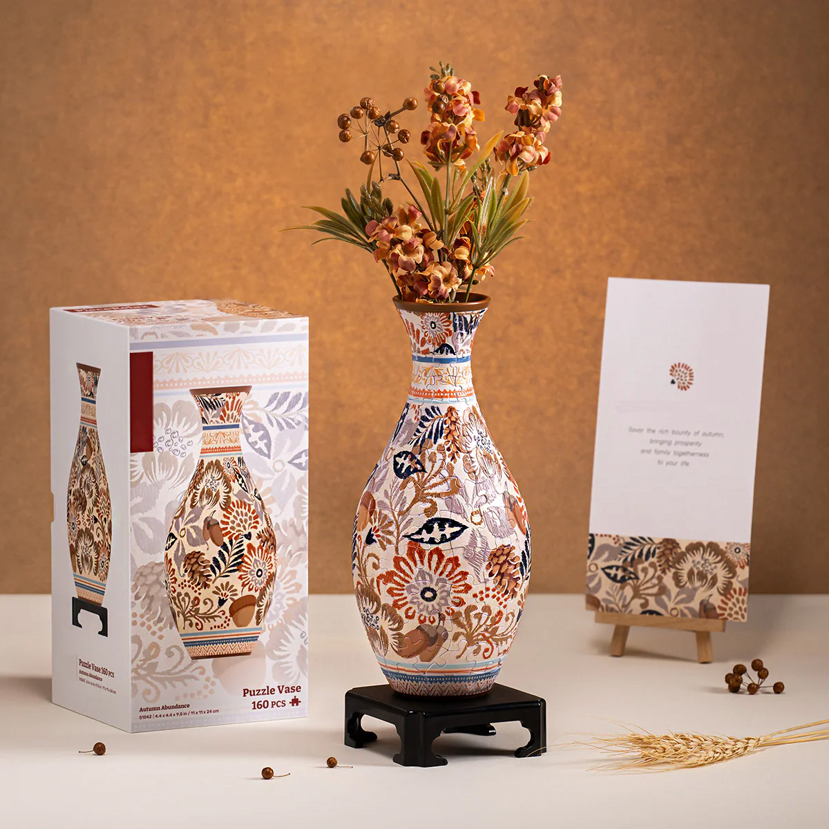 Autumn Abundance Vase Puzzle - (160 Piece) – eunisie