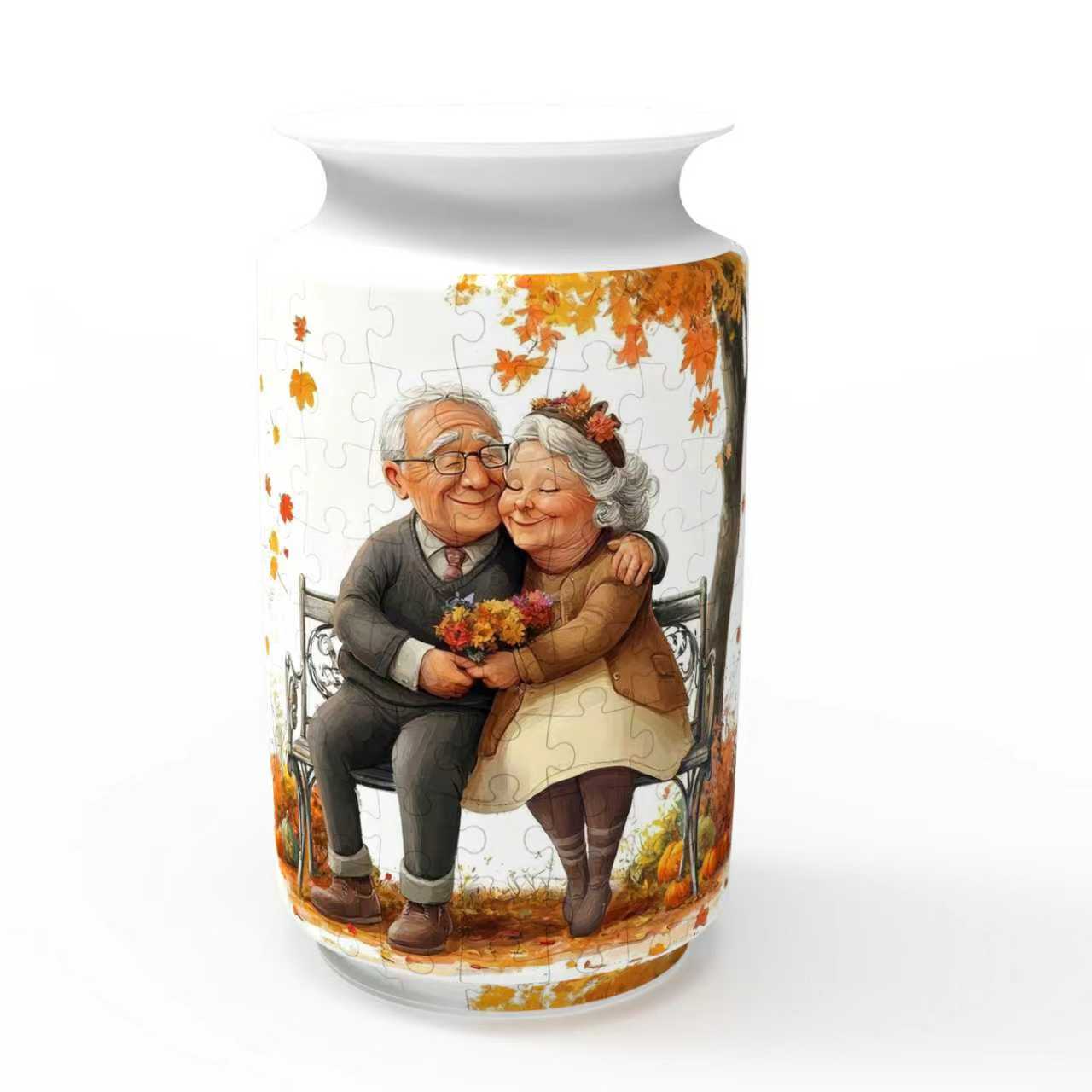 3D True Love Eternal Series 2 Large Vase Jigsaw Puzzle (162 Pieces)