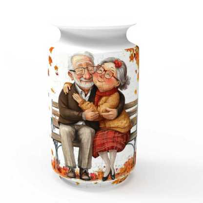 3D True Love Eternal Series Large Vase Jigsaw Puzzle (162 Pieces)