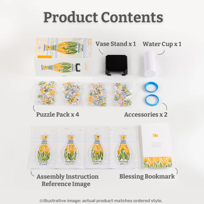 Summer Blossoms Vase Puzzle - (160 Piece)