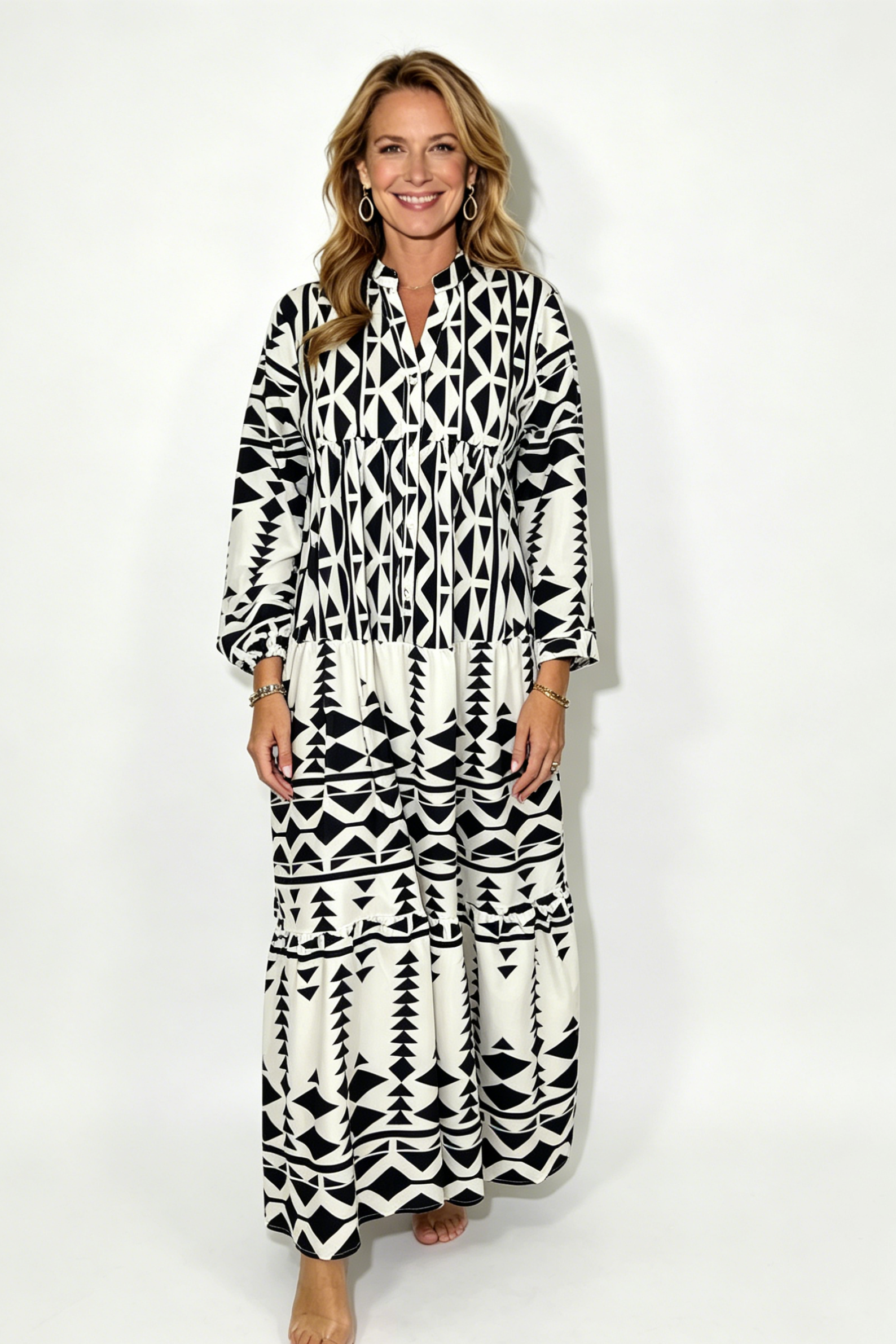 Aztec Maxi Dress