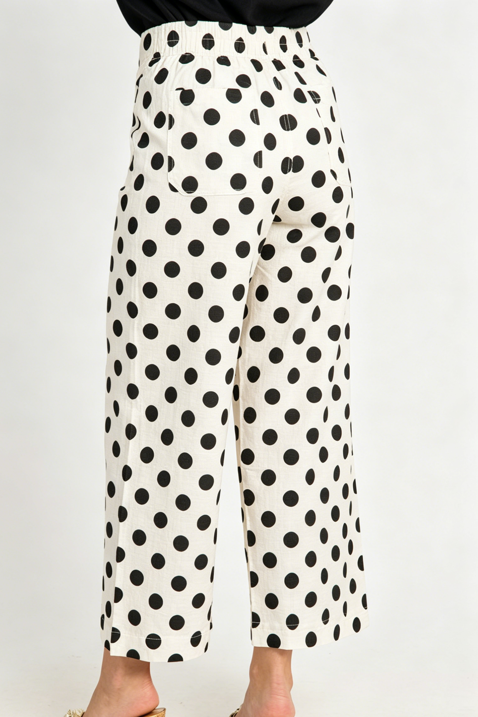 Polka Dot Pocket Pants