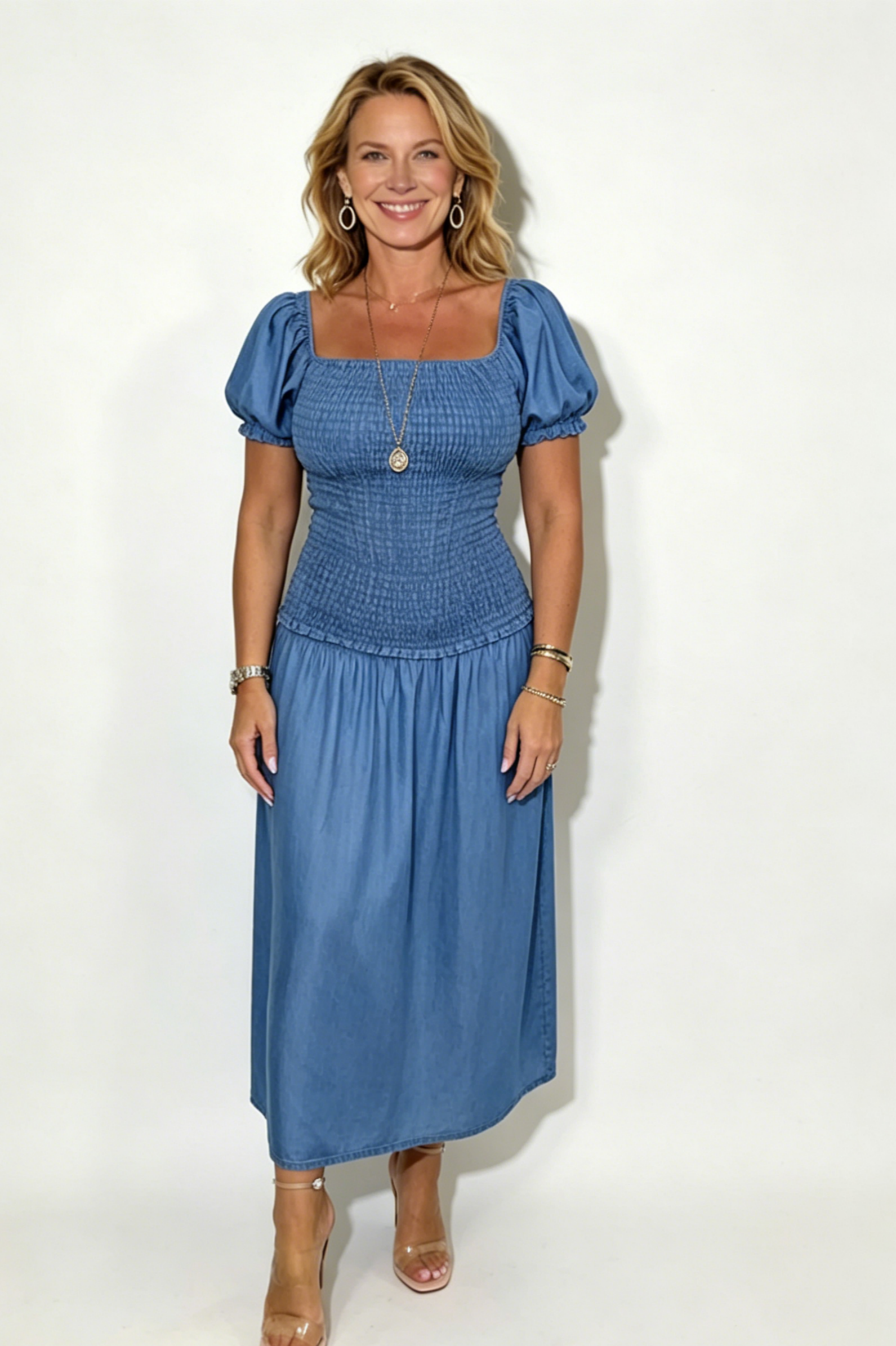 Smocked Top & Skirt Co-Ord