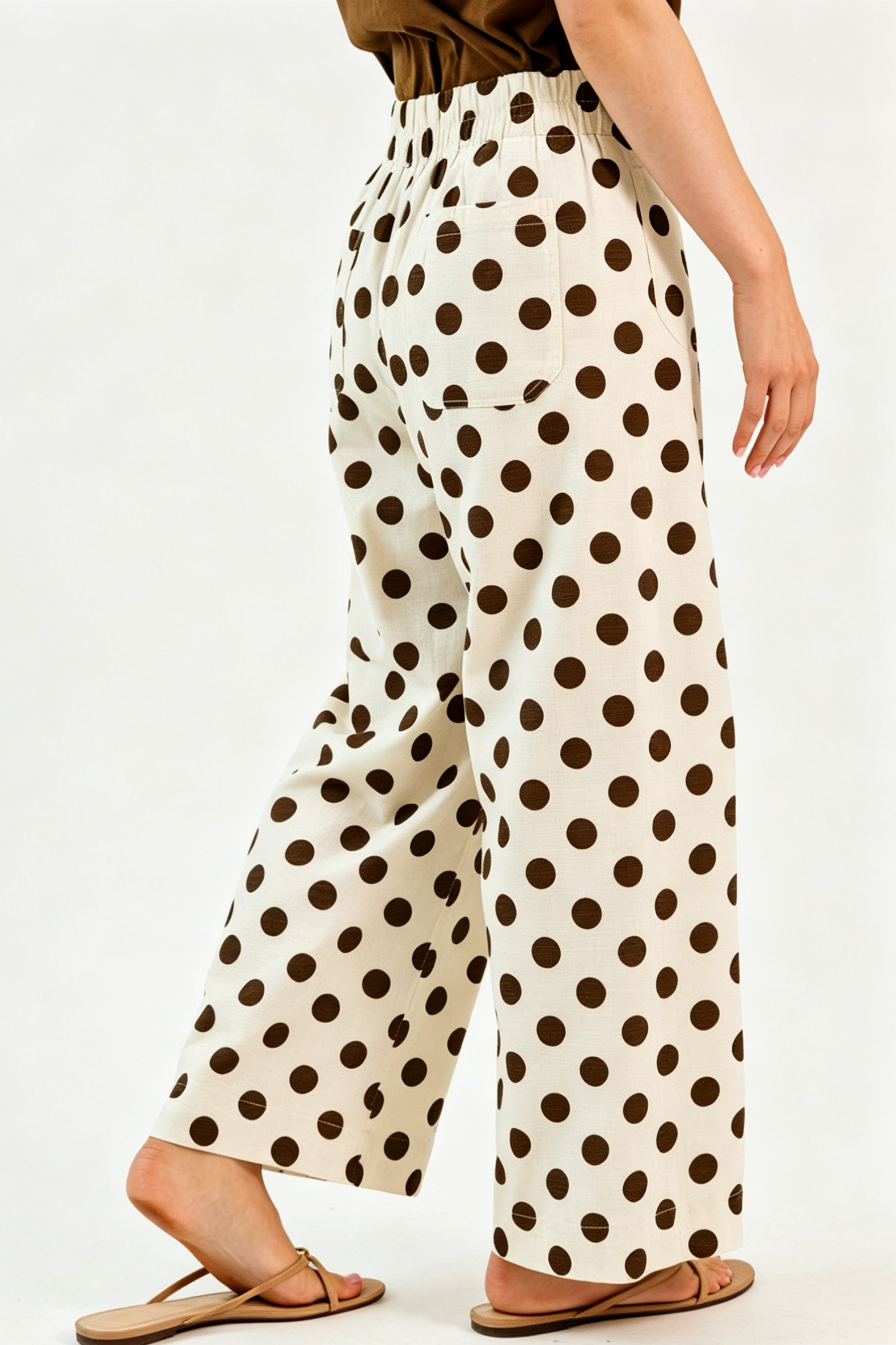 Polka Dot Pocket Pants