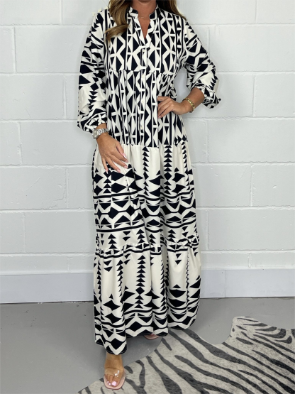 Aztec Maxi Dress