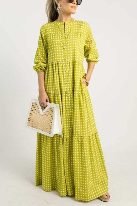 The Boho Maxi, Citron Check