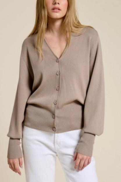 V-Neck Cardigan