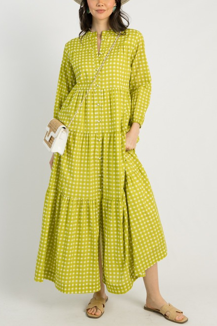 The Boho Maxi, Citron Check