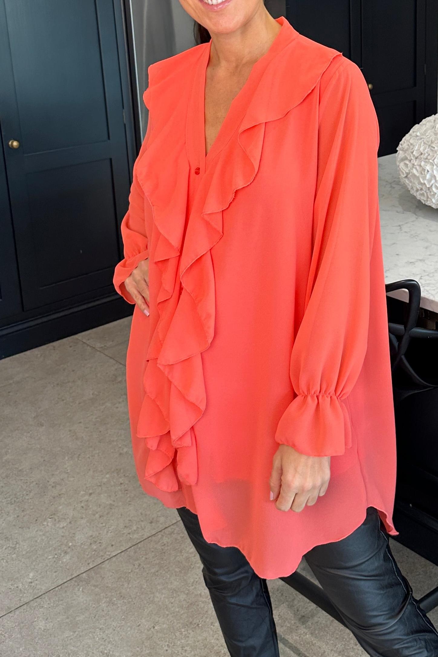 Casual Ruffle Shirt