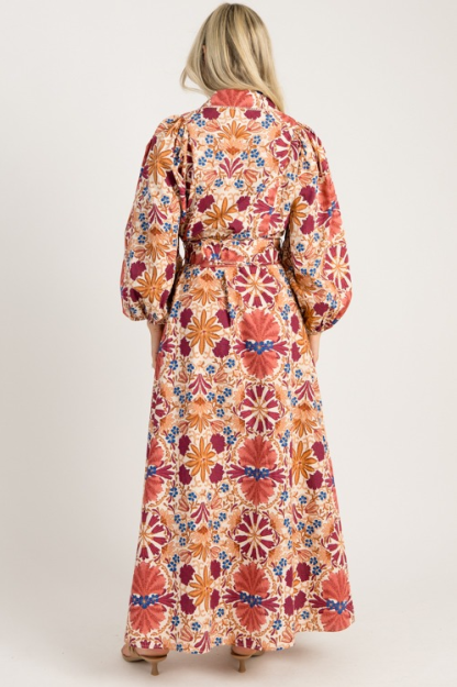 Floral Harvest Maxi, Cream Rust