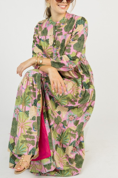 The Boho Maxi, Vibrant Peacock