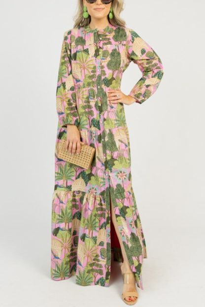 The Boho Maxi, Vibrant Peacock