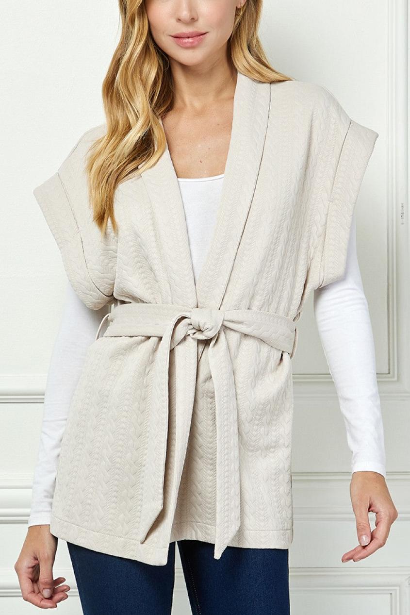 Belted Vest Jacket