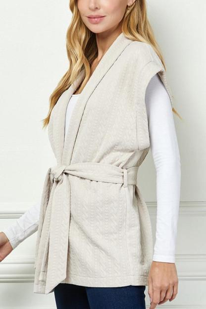 Belted Vest Jacket