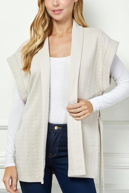 Belted Vest Jacket