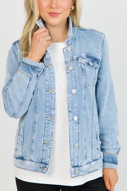 Soft Stretch Denim Jacket