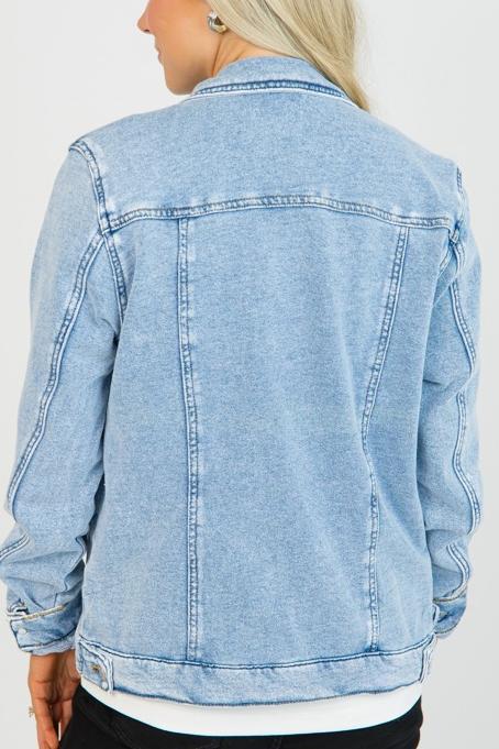 Soft Stretch Denim Jacket