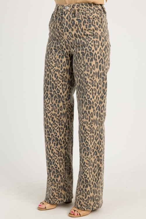 Full Length Leopard Jeans
