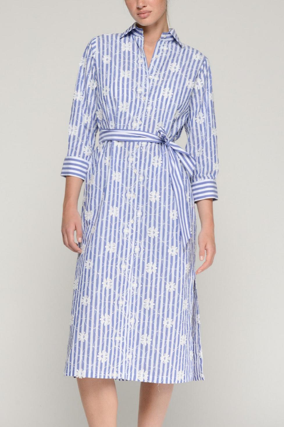 Camisero Stripe Emb Dress