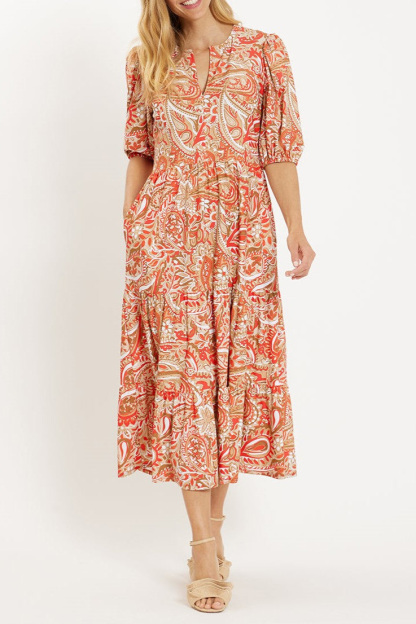 Floral elegant fashion dress