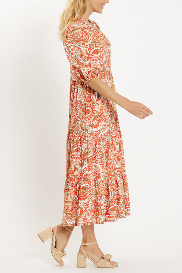 Floral elegant fashion dress