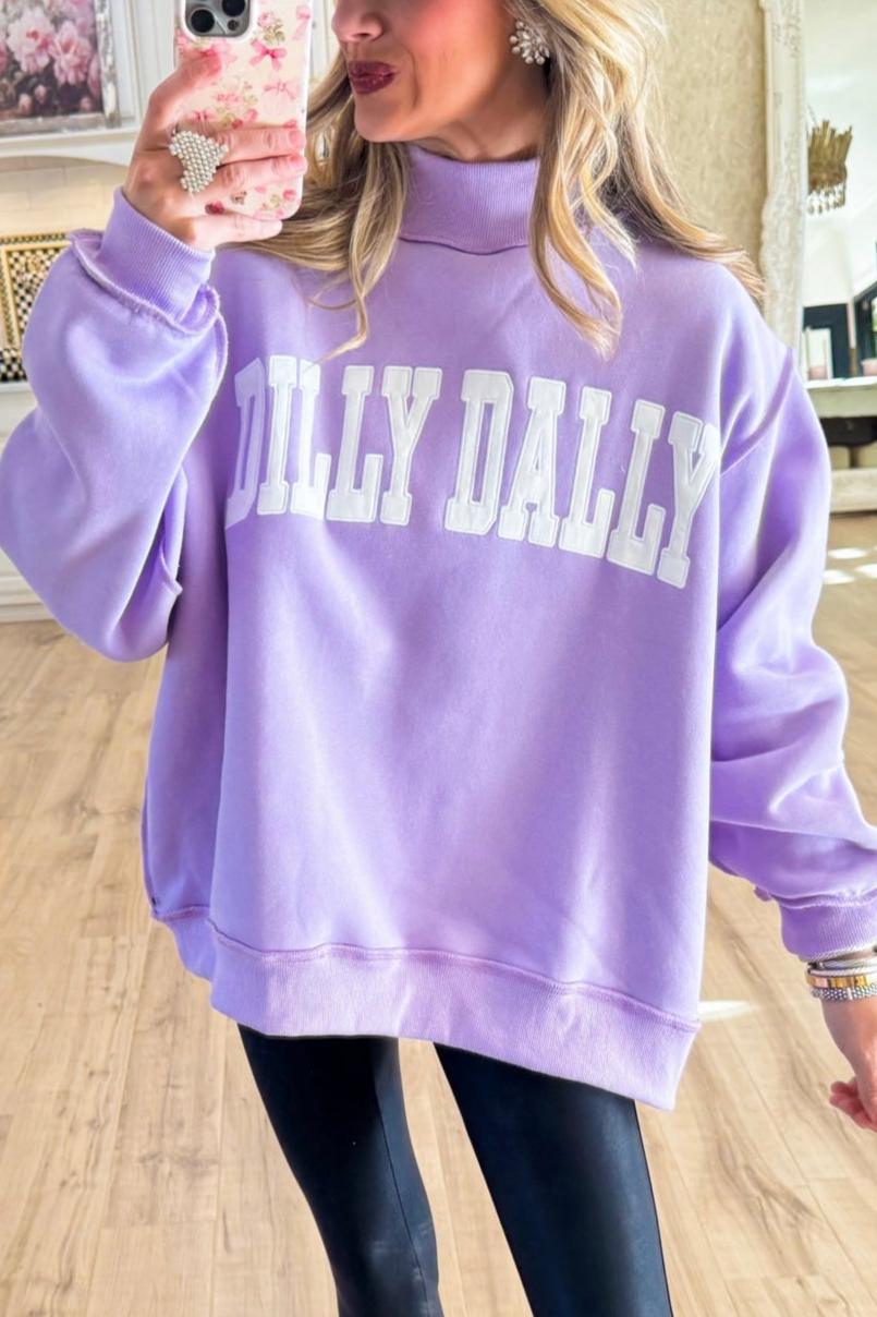 Purple  Sweatshirt