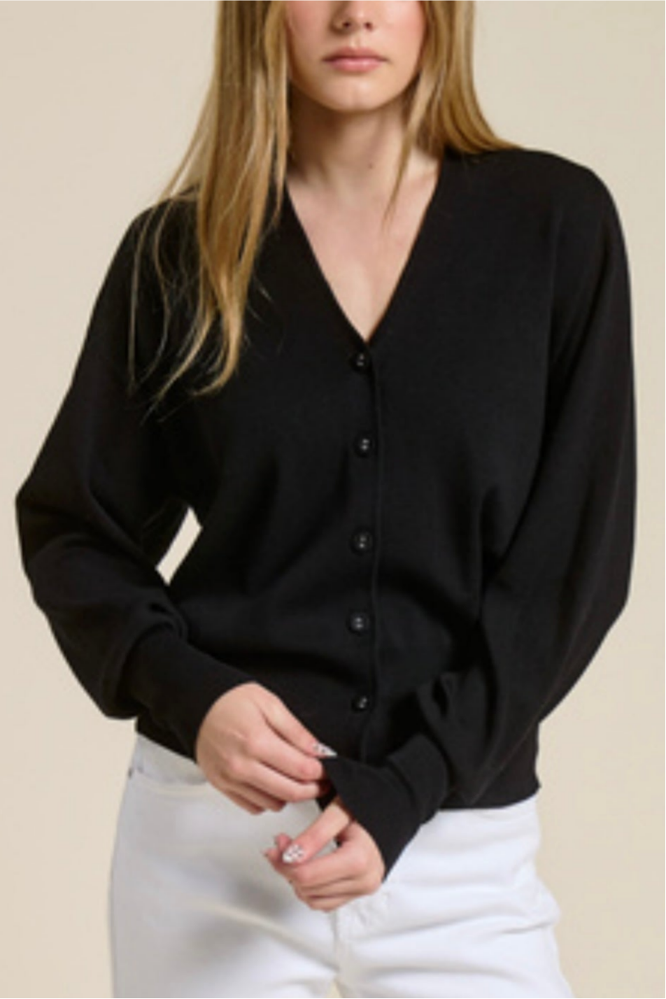 V-Neck Cardigan