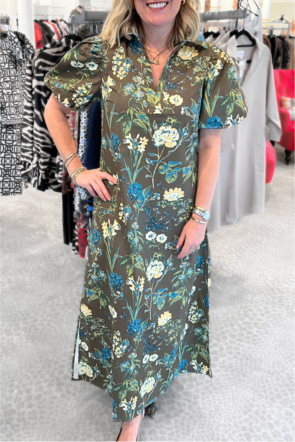 Fall Garden Maxi Dress