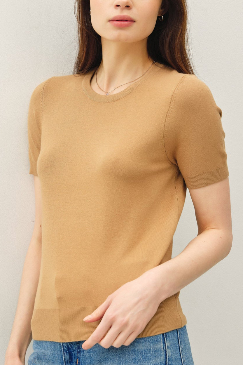 Lightweight Everyday Casual Knit Top