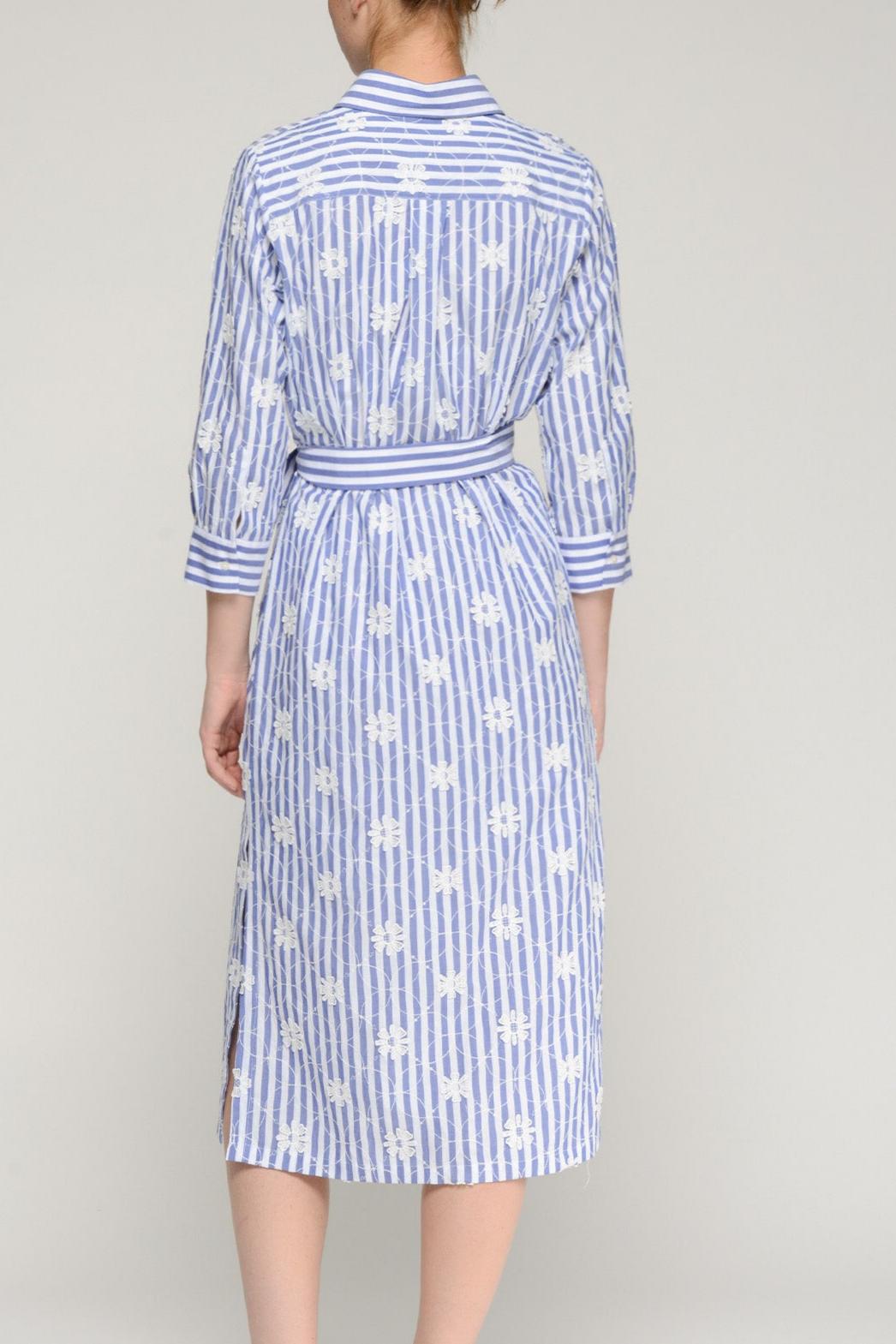 Camisero Stripe Emb Dress