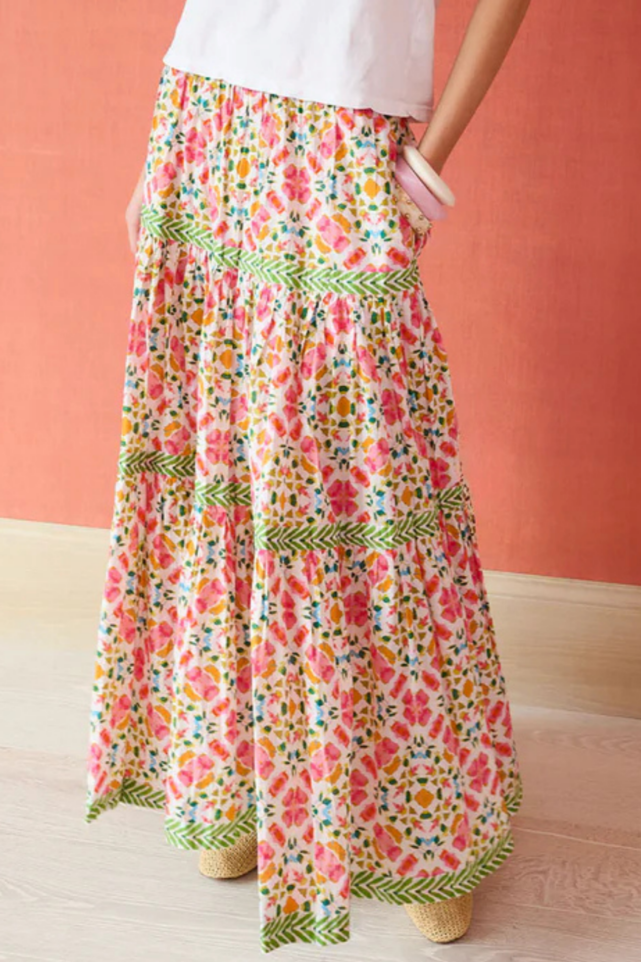 Casual Layered Maxi Skirt