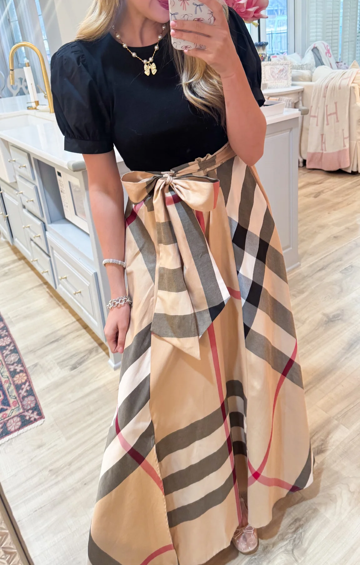 Fashionable Plaid Skirt