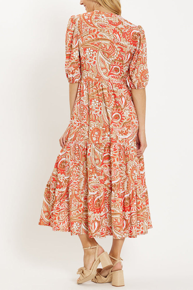 Floral elegant fashion dress
