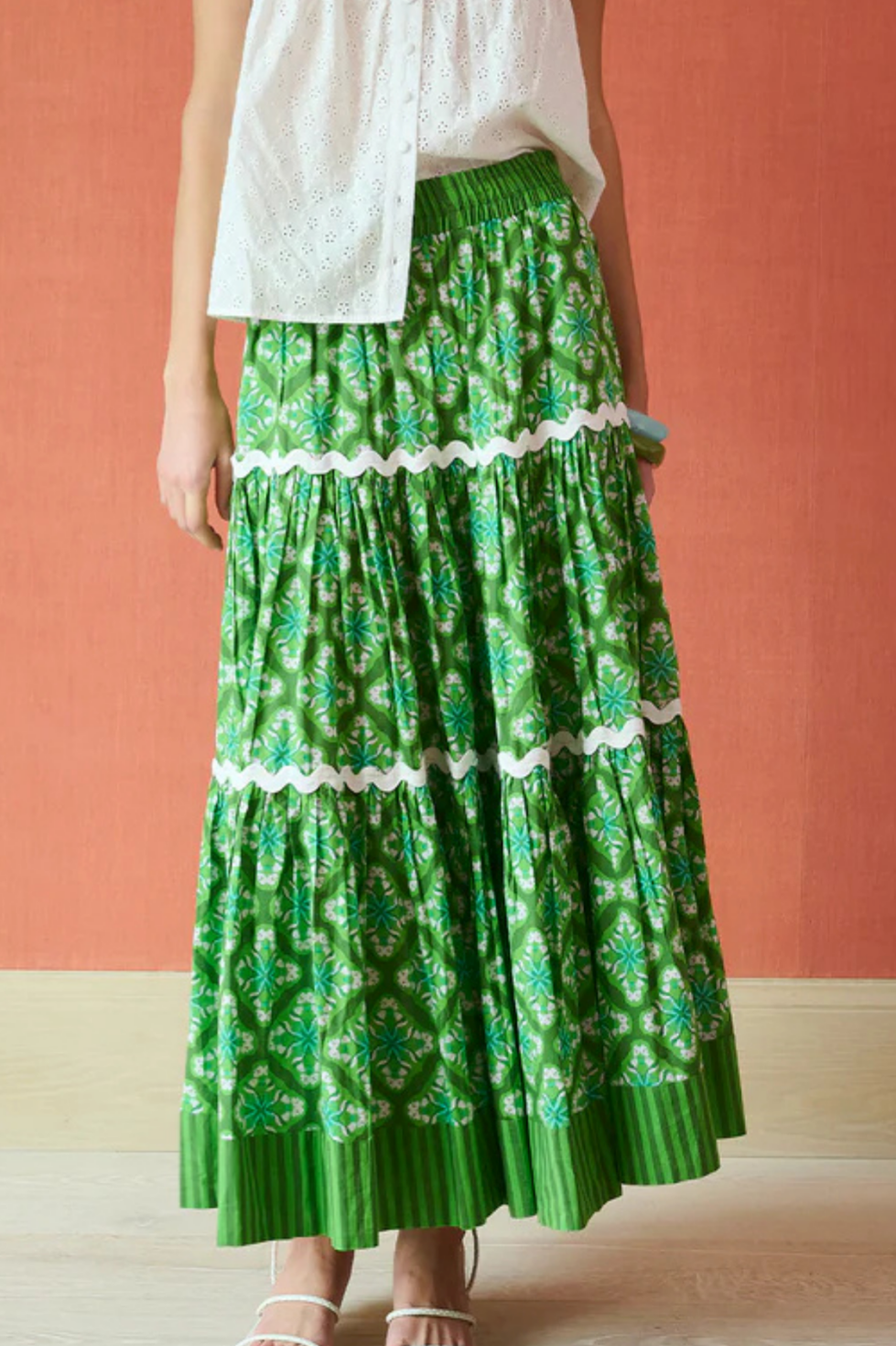 Casual Layered Maxi Skirt