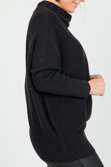 Casual Solid Color Sweater